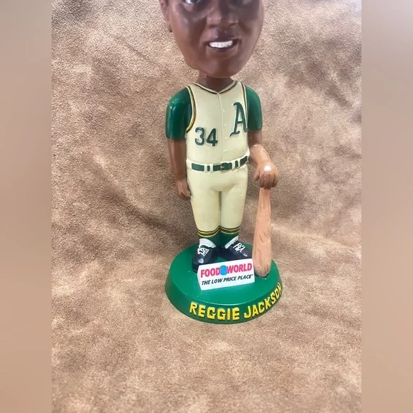 Reggie Jackson Baseball Player Bobblehead